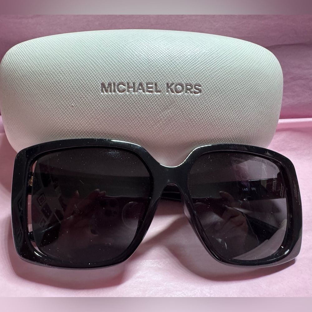 Michael Kors Glossy Black Sunglasses